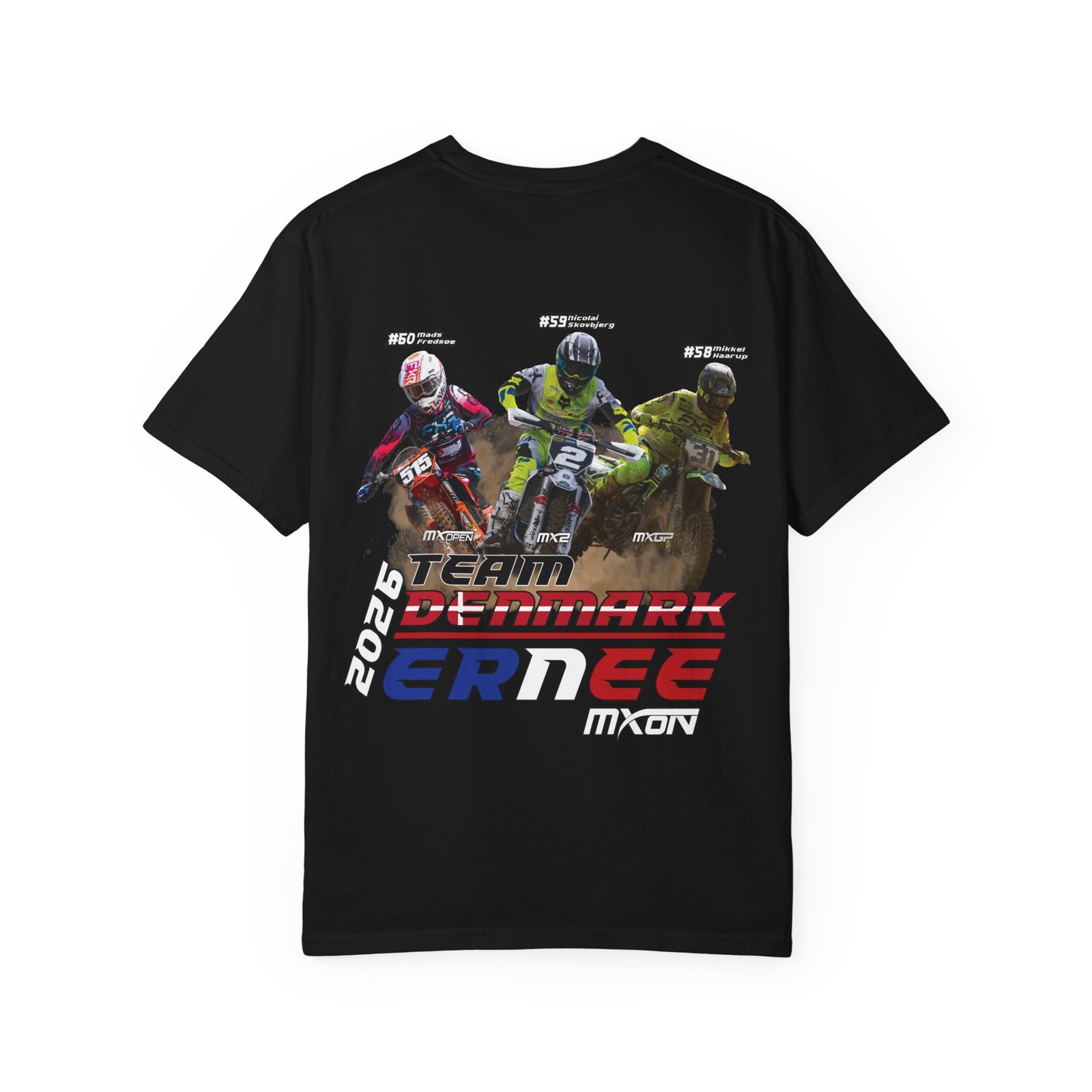 Denmark MXoN 2026 - Three Riders Fan T-Shirt