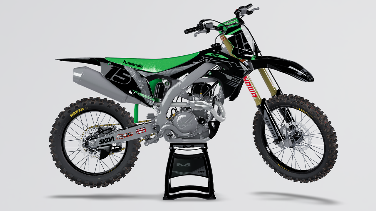 SKDA Kawasaki Smoke Black