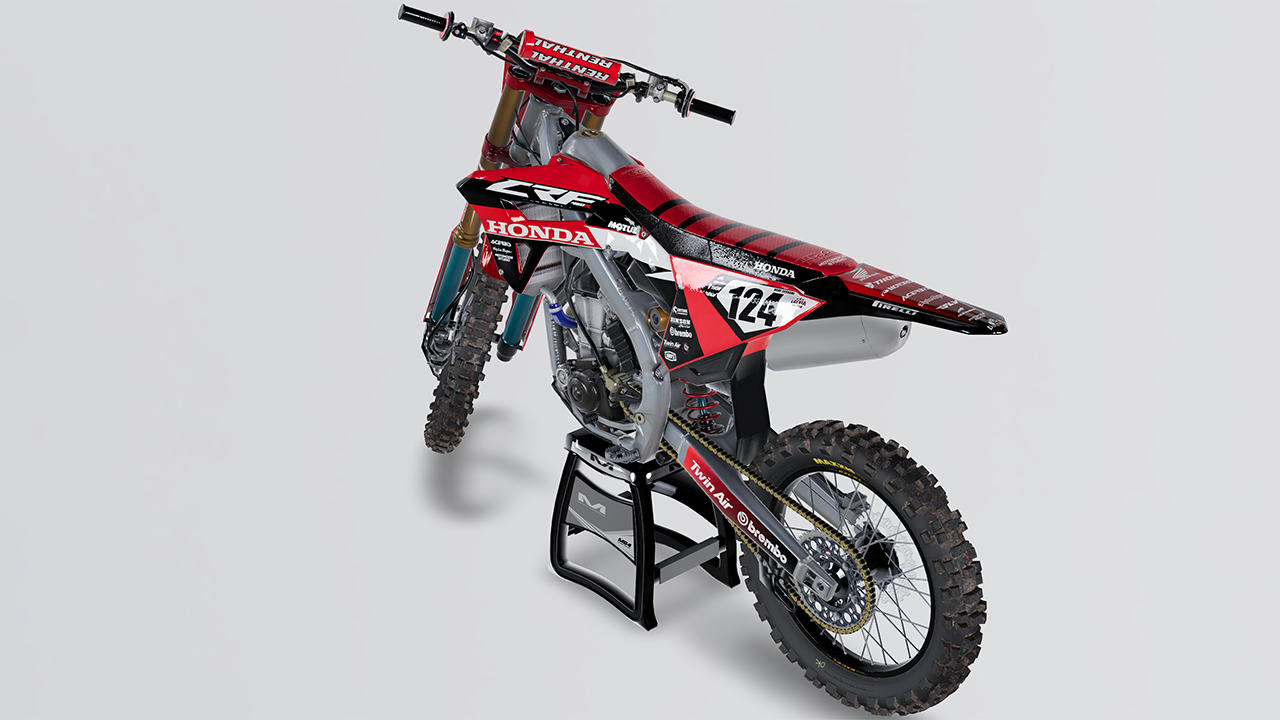 MotoModsStudio Red Shredder Honda gallery image